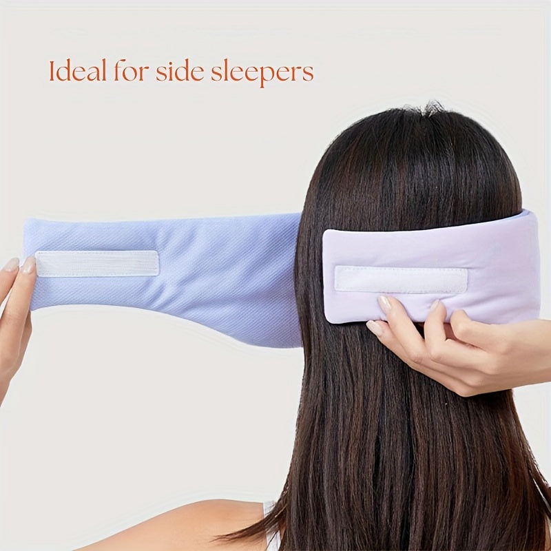 Cooling and Comfort Space Capsule Eye Mask - Adjustable Grey Ice Silk Sleep Mask for All Seasons, Ideal for Travel, Office Naps, and Light Blocking