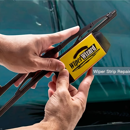 Yellow Miracle Wiper Blade Renewal Brush – Universally Fit – Instantly Restores and Repairs for Clear Vision