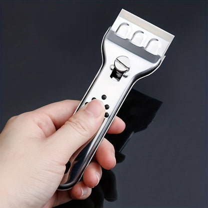 6pcs Cleaning Scraper Set - Multipurpose Blade Scraper for Paint, Oil, Dirt and Kitchen Surfaces, Essential Cleaning Tool