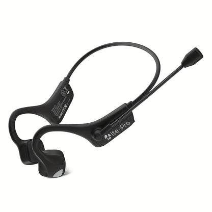 2024 Portable Bone Conduction Headphones with Mic - Adjustable Angle, High-Quality Sound for Sports, Meetings and Training