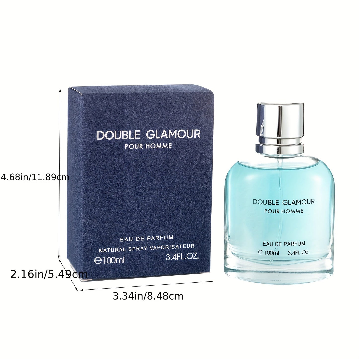100ml Woody Eau De Parfum for Men - Long-Lasting, Refreshing Fragrance for Dating, Daily Wear and Special Occasions - Father's Day Gift for Him, Boyfriend, Husband
