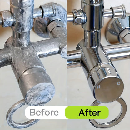 Powerful Bathroom Glass Cleaner - Removes Hard Water Stains, Soap Scum, and Lime from Shower Doors, Mirrors, Tiles, and Faucets