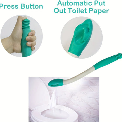Long Handle Toilet Wiping Aid – Self-Wipe Assist Tool for Elderly, Disabled, Pregnant & Post-Surgery Users