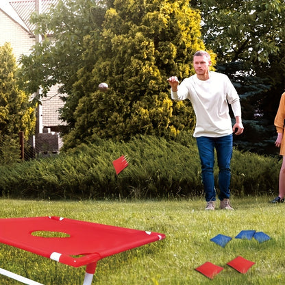 Portable Corn Hole Game Set - Outdoor Travel and Camping Game for Adults, Perfect for Halloween and Christmas Gifts