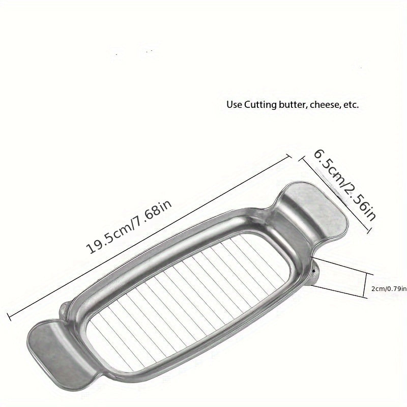 Aluminum Die Casting Cheese Wire Cutter – Multi-Use Butter and Cheese Slicer, Kitchen Utensils, Ideal for Goose Liver and Cheese Divider, Christmas Gift