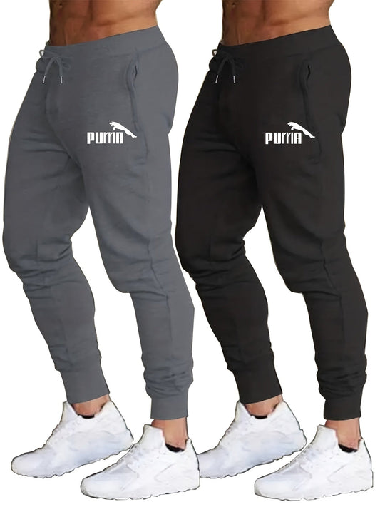 Two-Piece Men's Sports Trousers - Comfortable and Stylish Activewear