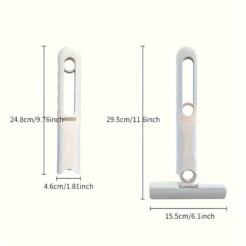 Hands-Free Sponge Mop – Super Absorbent Multipurpose Mop with Easy Wash Design for Bathroom, Car, and Window Cleaning – Ideal for Home and School Supplies
