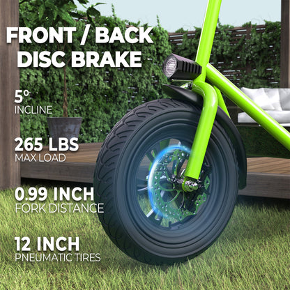 Wilibl R1 Electric Scooter for Adults – Foldable E-Scooter with Seat, 450W Brushless Motor, 265 lbs Max Load