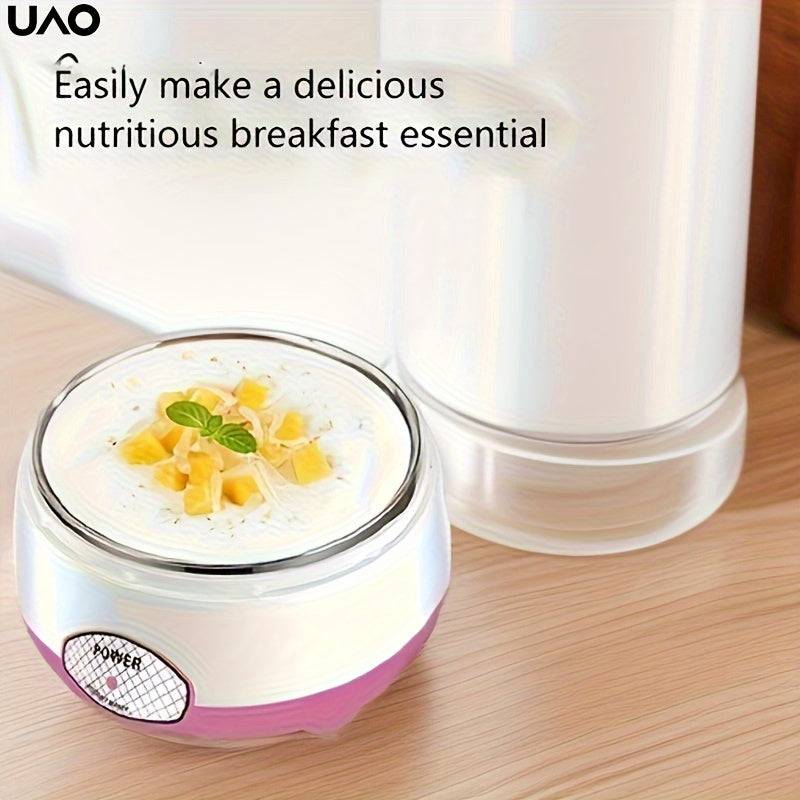 Effortless Automatic Yogurt Maker Machine - Compact and Multifunctional with One-Touch Operation for Yogurt, Natto and More - Ideal for Individual Servings
