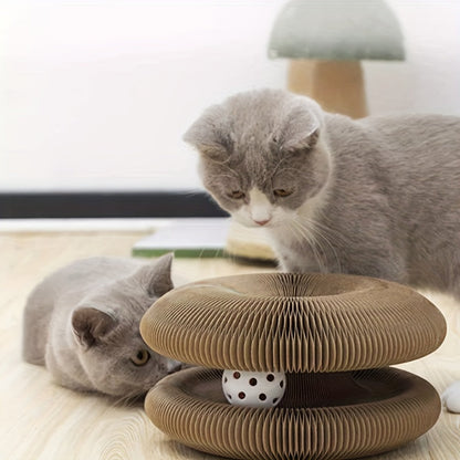 Magical Organ Cat Scratching Board - Wear-Resistant, Interactive Indoor Pet Toy