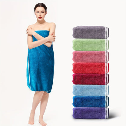 Luxury Polyester Bath Sheet - Extra Large, Super Soft Space Theme, Modern Woven Oblong Towel, Ultra Absorbent, Solid Pattern - 290gsm