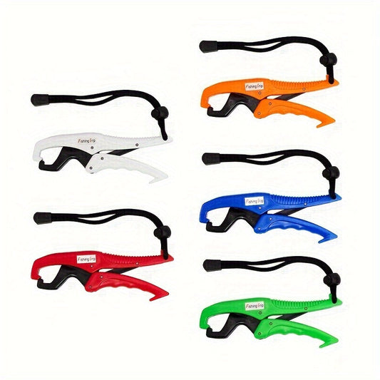 Premium ABS Fishing Pliers – Adjustable Fish Lip Gripper with Lanyard – Portable, Durable Fish Controller for Easy Catch and Release – Compact Fishing Accessories for Anglers