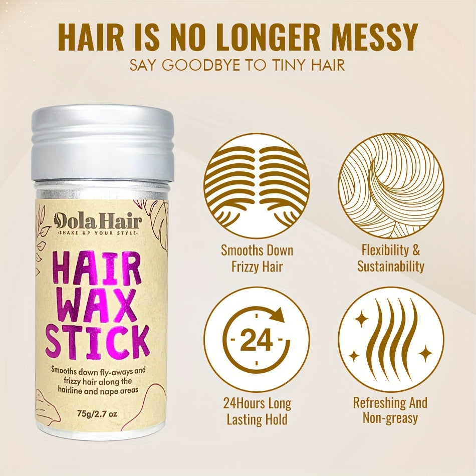 Hair Wax Stick – 1pcs/2pcs Edge Control Slick Stick for Wigs – Non-Greasy Hair Pomade for Flyaways and Frizz – Enriched with Plant Squalane
