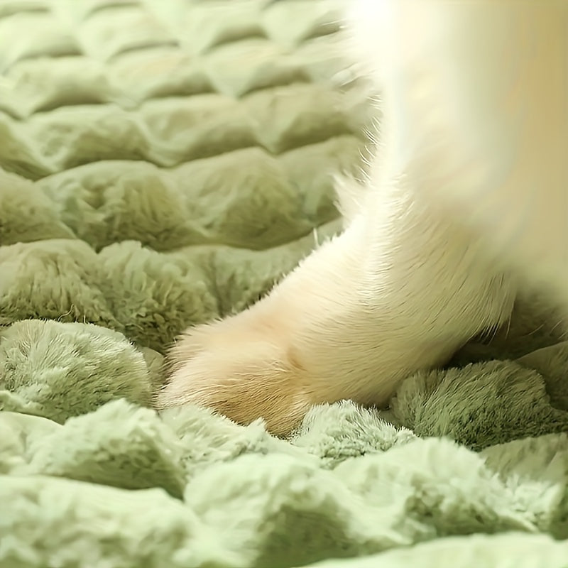 Luxurious Memory Foam Cat Bed - Thick, Comfortable PET Nest with Removable and Washable Cover