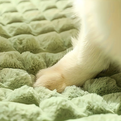 Luxurious Memory Foam Cat Bed - Thick, Comfortable PET Nest with Removable and Washable Cover