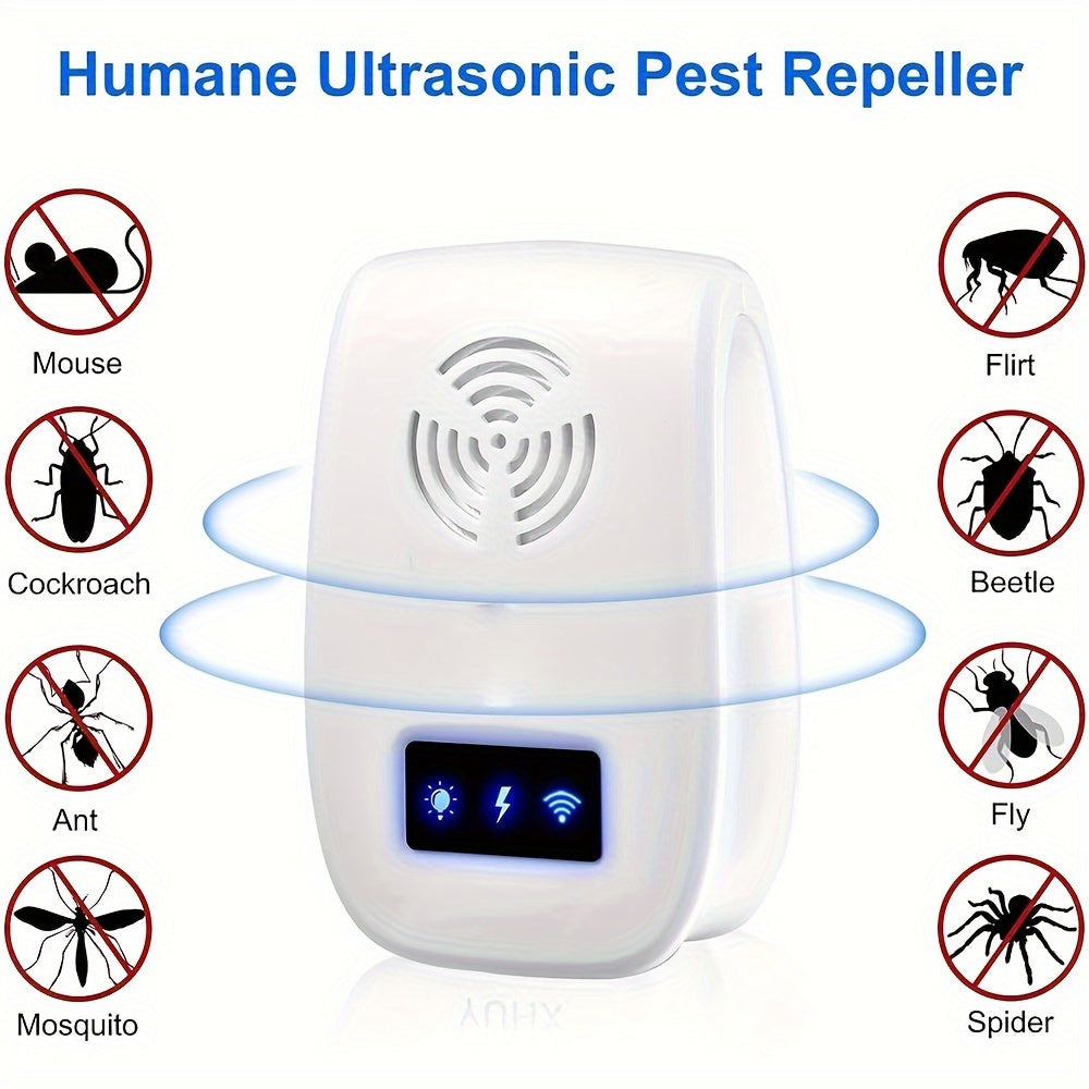 Ultrasonic Pest Repeller – Electronic Mice and Bug Repellent, 6 Pack Indoor Plug-In for Roaches, Spiders, Ants, Flies