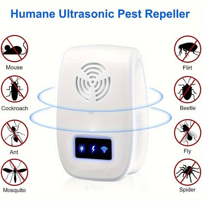 Ultrasonic Pest Repeller – Electronic Mice and Bug Repellent, 6 Pack Indoor Plug-In for Roaches, Spiders, Ants, Flies
