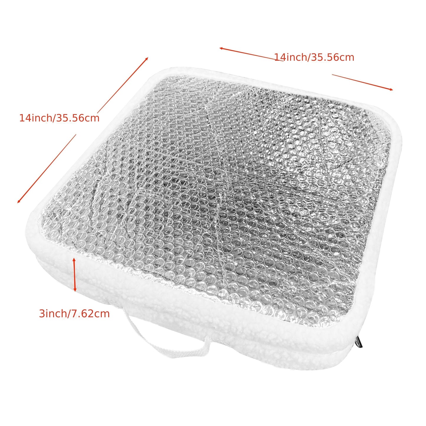 Easy-Install RV Vent Insulator Cover 14"x14"x3" - Reflective Skylight Shade for Camper Vents, Energy-Saving Accessory