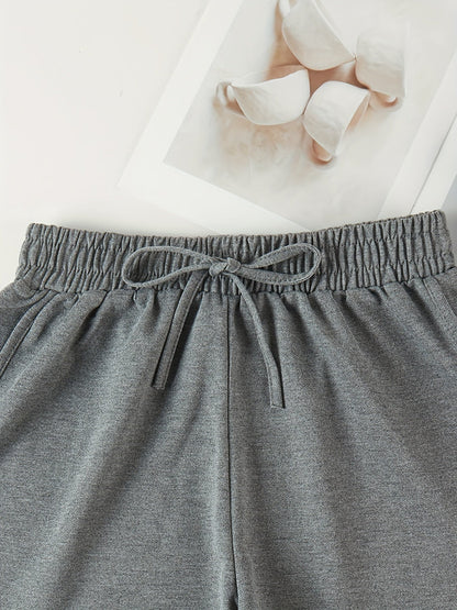 Women's Summer Lightweight Elastic Waist Athletic Shorts - Loose Casual Running and Yoga Comfort Shorts