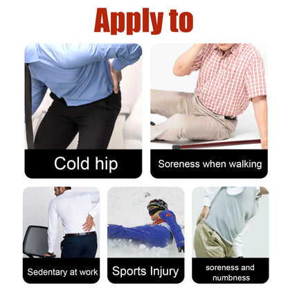 Heated Hip Groin Brace – Flexible & Portable Thigh Support for Muscle Relaxation and Pain Relief