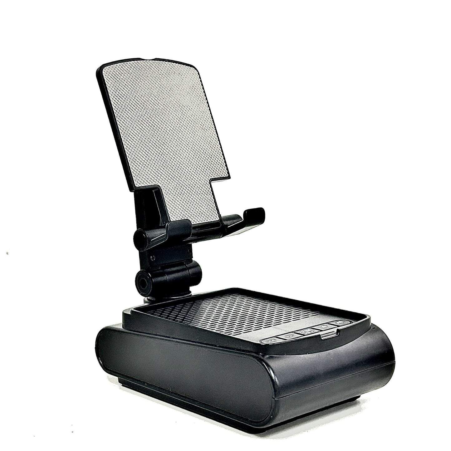 Cell Phone Stand with Wireless Speaker and Non-Slip Base – Portable, Suitable for Indoor/Outdoor, Desktop Use, Ideal for Parties, Camping, Gifts for Family and Friends