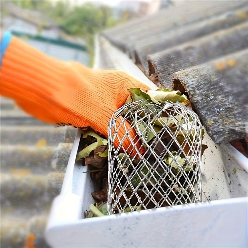 4 Pack Leaf Gutter Downspout Filter Guards – Anti Blocking Strainers, Durable Gardening Tool for Downspout Drain & Gutter Protection, Home Essentials