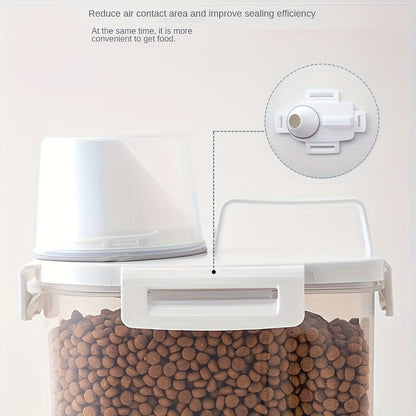 Airtight Food Storage Container with Lid - Moisture & Leak-Proof, Ideal for Grains, Nuts, Flour & Rice, Portable Kitchen Organizer