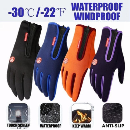 Winter Warrior Gloves – Double-Layered, Touch Screen Compatible, Waterproof and Windproof Sports Gloves for Skiing, Snowboarding and Cold Weather Activities
