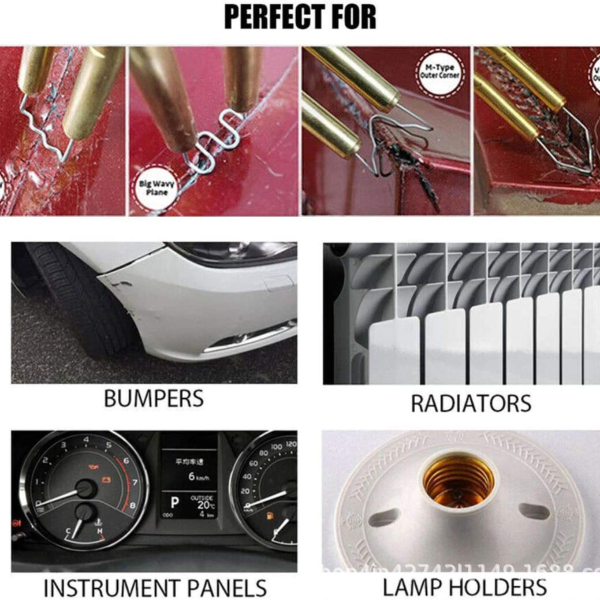 Automotive Plastic Repair Gun – Lightweight, Ergonomic Design – Easy to Operate – Ideal for Bumper and Dashboard Fixes