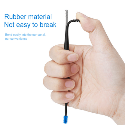 Soft Silicone Double-Ended Earpick - Instantly Eliminates Ear Wax Build-Up