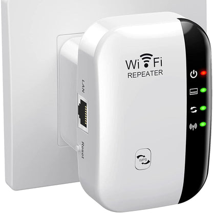 Boost Your WiFi Signal - Long Range Wireless Repeater Access Point, Up to 300Mbp