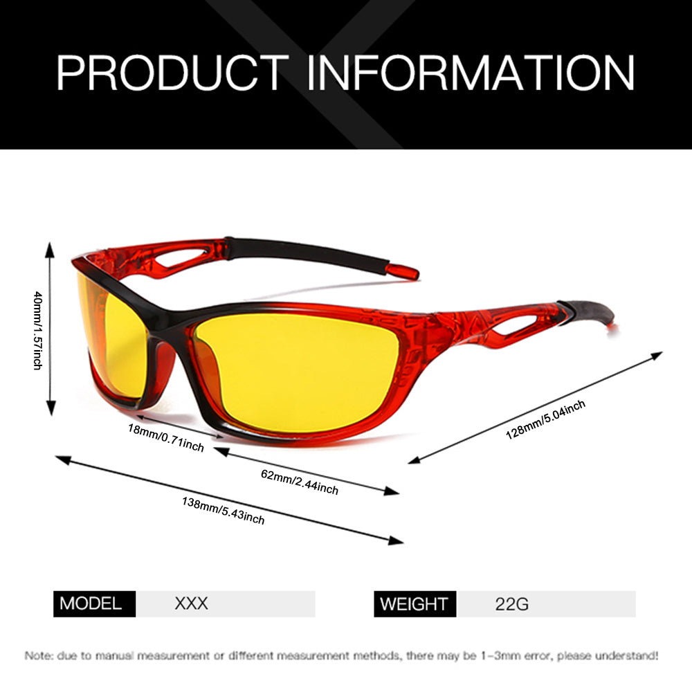AIELBRO Polarized Night Vision Glasses – Anti-Glare Driving & Nighttime Glasses