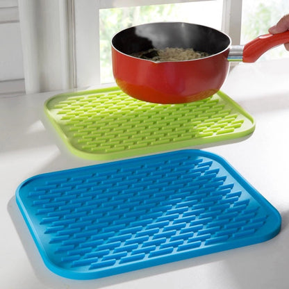 Silicone Pot Mat and Placemat - Heat Resistant Cup Mat for Countertops and Tables - Creative Coffee Mat, Coaster, and Hot Pad for Kitchen Decor (1 or 3 Pieces)