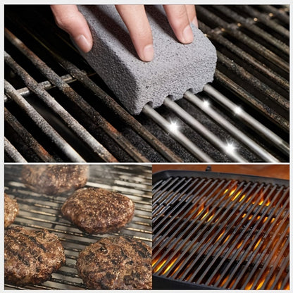 BBQ Grill Cleaning Brick - Magic Stone Barbecue Cleaning Block, Outdoor Camping & Picnic Tool, Kitchen and Cookware Cleaning Accessory