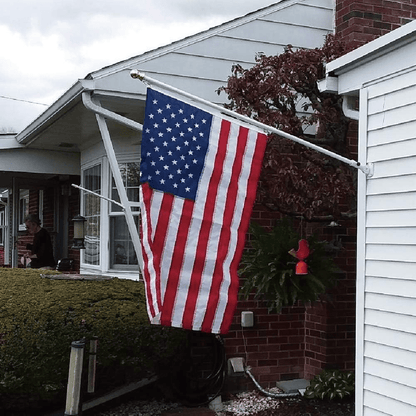 Flag Pole Holder Bracket – Multi-Position Mounting with Hardware, Premium Aluminum Alloy, Rust-Free Flagpole Holder (Flag Not Included)