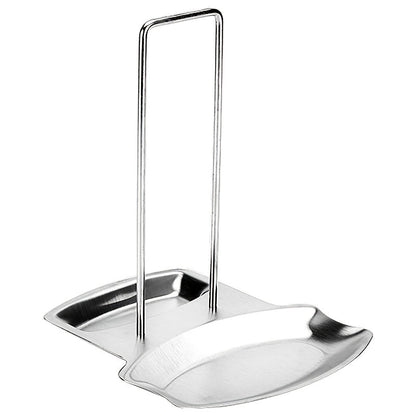 Stainless Steel Pot Cover Rack - Kitchen Storage Tray for Pots and Spoons, Stylish Tabletop Organizer