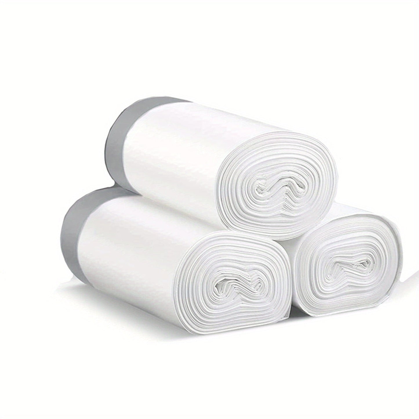 45pcs/3rolls Small Drawstring Trash Bags – 4 Gallons, 15 Liters Plastic Garbage Bags for Bathroom, Bedroom, Office, Restroom – Ideal for Home and Office Use