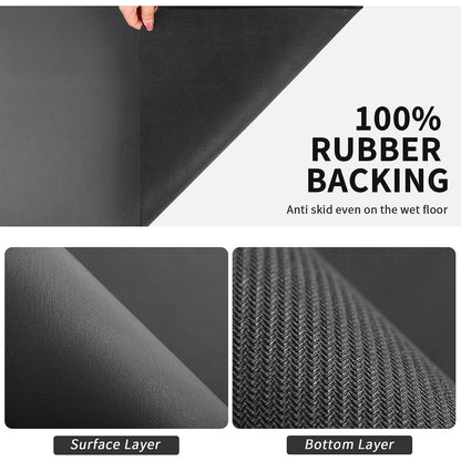 Dish Drying Mat for Kitchen Counter – Heat Resistant, Non-Slip Rubber Backed, Super Absorbent Draining Mat, 16"x18" – Ideal for Restaurants and Cafes