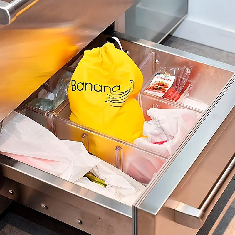 Freshness Keeper Banana Storage Bag - Preserve Freshness, Prevent Ripening, Lightweight, Washable, Durable - Space-Saving Design for Fruits and Vegetables, Easy to Clean