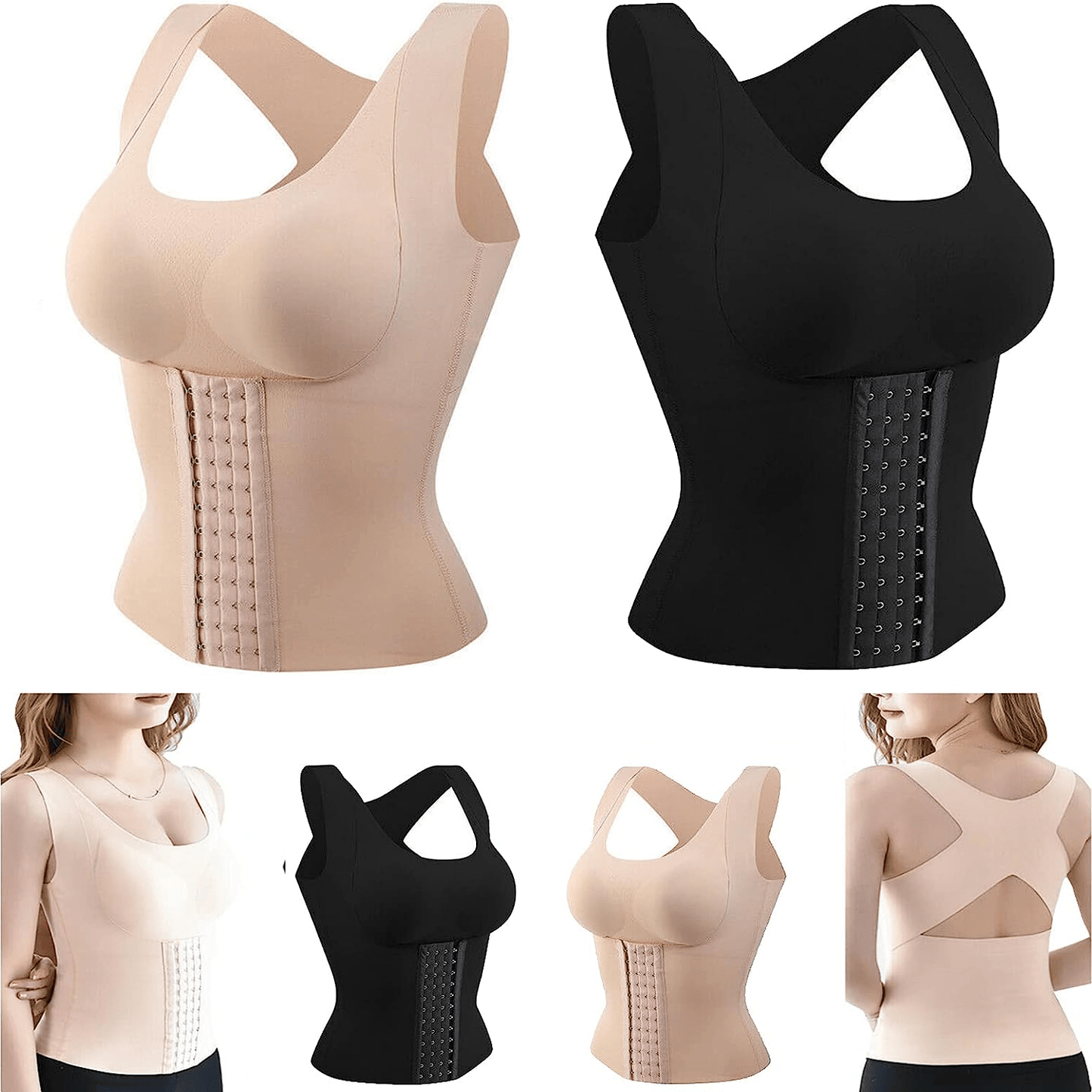 1pc 3-in-1 Waist Trainer Corset - Waist Trimmer and Shapewear