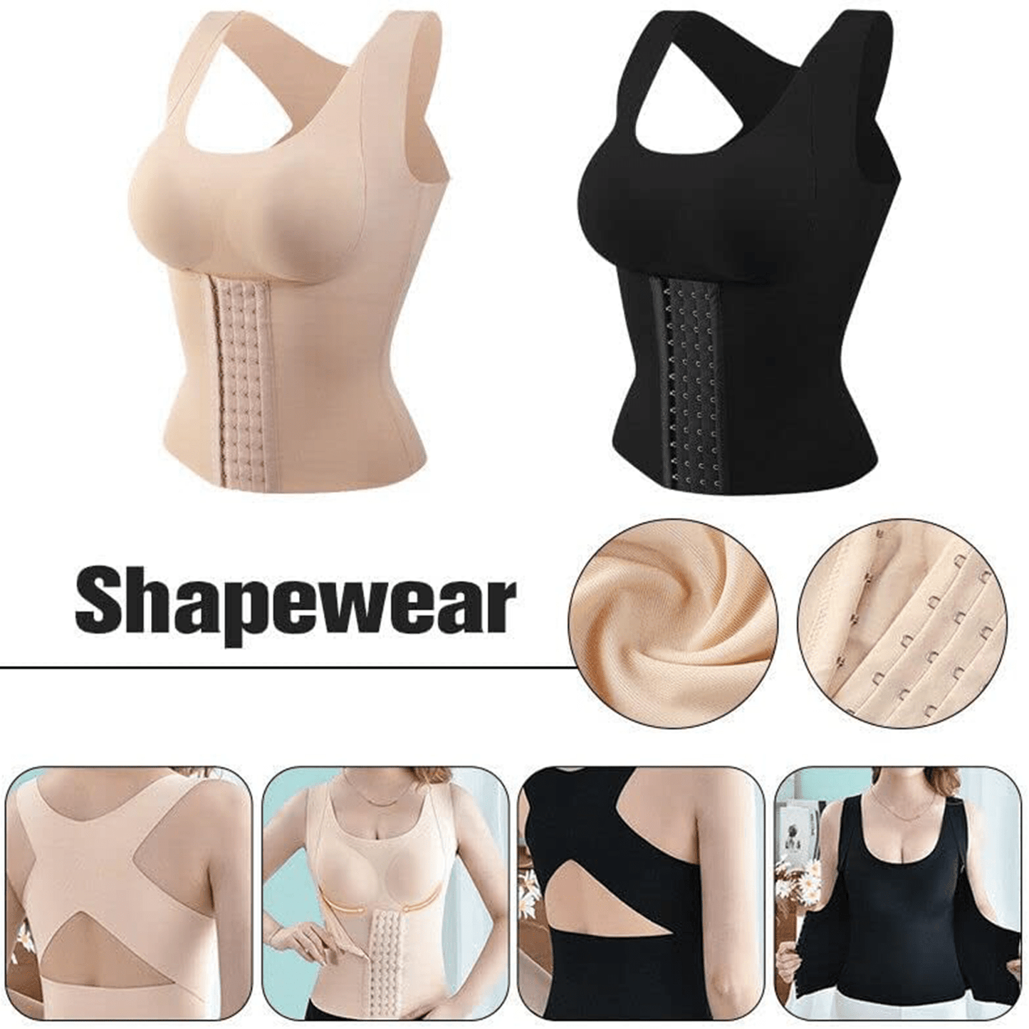 1pc 3-in-1 Waist Trainer Corset - Waist Trimmer and Shapewear