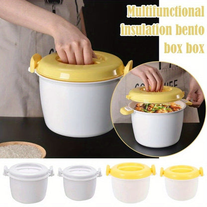 Microwave Rice Cooker and Steamer Pot – Versatile Veggie Cooker, Pasta Maker, Soup and Pressure Pot, Multi-Use Cooking Bowl