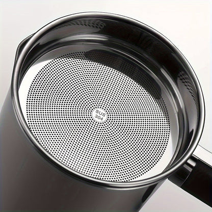 1.8L Stainless Steel Kitchen Container with Strainer – Easy-Hold Storage for Cooking Oil & Grease, Ideal for Hotels, Restaurants & Bulk Kitchenware, Eid Al-Adha Mubarak