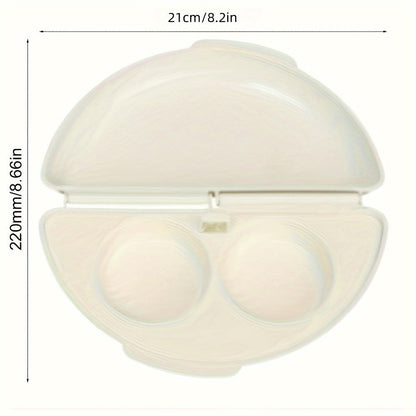 Microwave Egg Steamer and Poacher – Kitchen Egg Cooker Tool for DIY Baking and Cooking