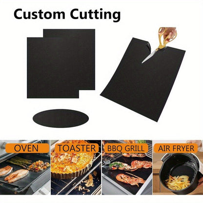 2 Pack Premium Heavy Duty Oven Liners - Non-Stick, BPA & PFOA Free, Heat Resistant | Easy Clean, 16x24 Inch Thick Oven Mats for Electric, Gas, Toaster, Convection, Microwave Ovens, Grills | Durable BBQ Accessories