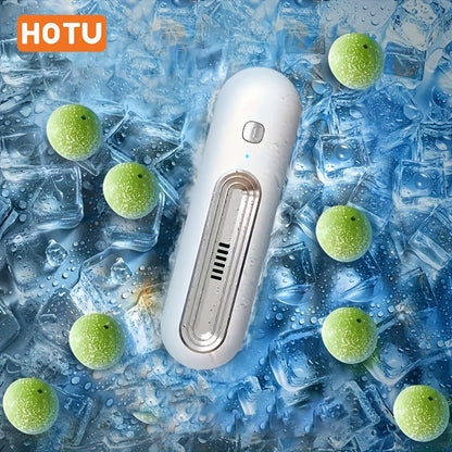 Powerful Refrigerator Deodorizer – Eliminates Odors, Disinfects, and Purifies Air – USB Charging – Portable, Compact, Easy-to-Use Odor Remover for Kitchen Fridge and Freezer