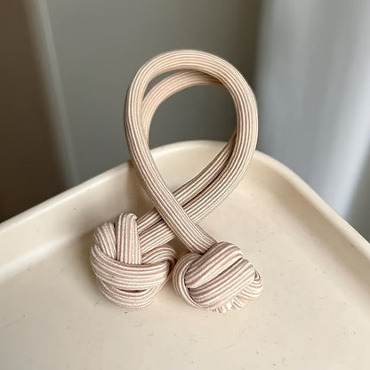 4pcs Solid Color Elastic Hair Ropes – Non-Slip Ponytail Holders for Women, Trendy Hair Styling Accessories for Daily Use