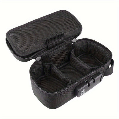 Smell Proof Bag with Lock – Carbon Lined Stash Storage Case, Odor-Resistant for Travel & Household Use