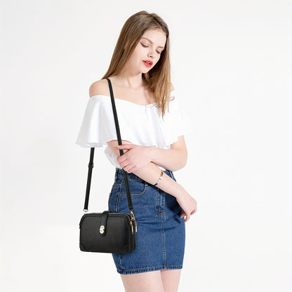 Women's Small Crossbody Cell Phone Purse - Fashion Shoulder Handbag with Multiple Pockets