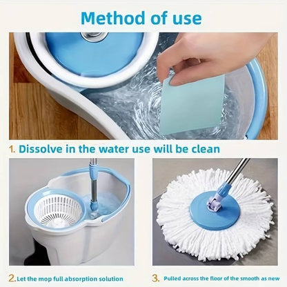 Strong Decontamination Floor Cleaning Sheets - 30/120/300pcs for Effective Washing, Brightening, and Sanitizing - Ideal for Home, School, and Essential Cleaning